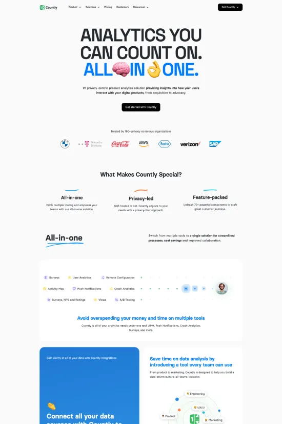  Analytics Modern Vibrant Webflow Site Example