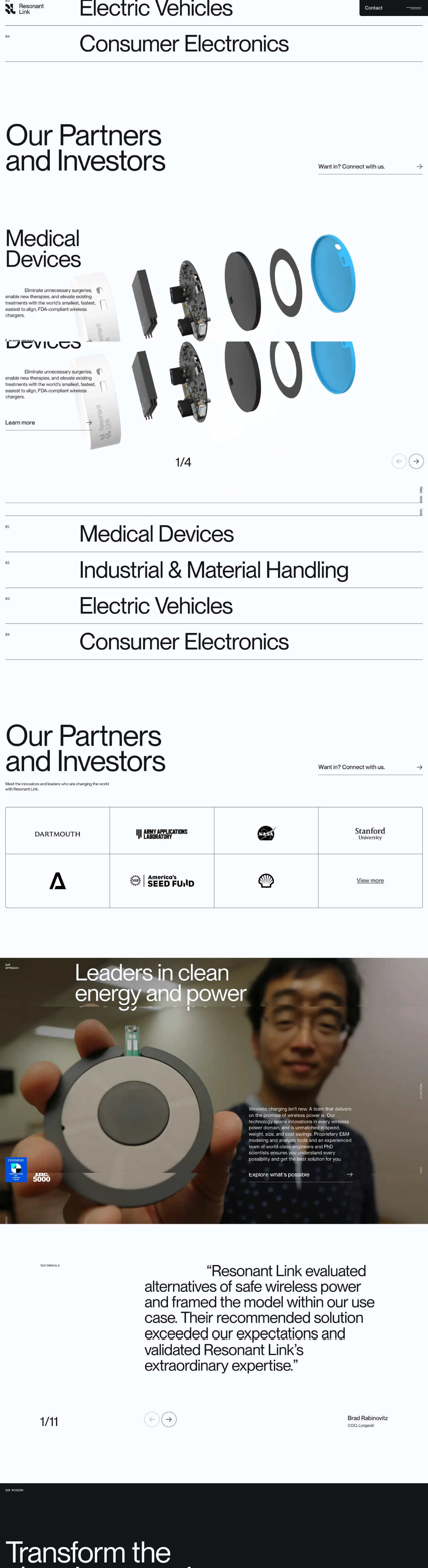 Modern Corporate Energy Webflow website example